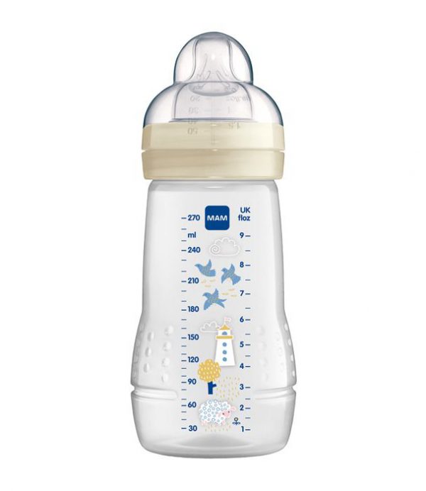 בקבוק תינוק 270 מ"ל לבן