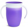 כוס הפלא 360° עם ידיות אחיזה 207 מ"ל סגול