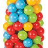 כדורים צבעוניים בגודל 9 ס"מ 100 יח'